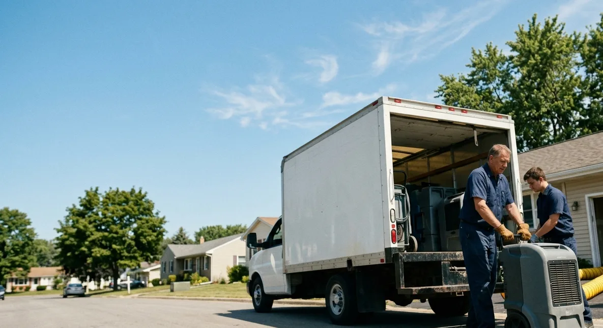 Water Damage Cleanup in Pleasant Plains, IL near me